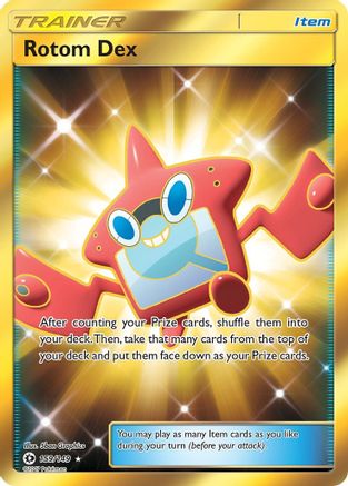 Image of Rotom Dex (Secret) 159/149  - Holofoil SM Base Set - Secret Rare
