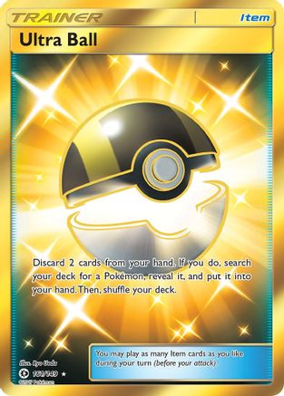 Image of Ultra Ball (Secret) 161/149  - Holofoil SM Base Set - Secret Rare