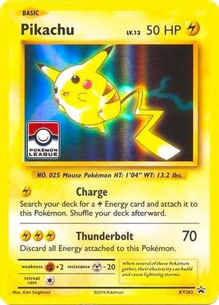 Image of Pikachu XY202  - Holofoil League & Championship Cards - Promo