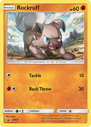 Image of Rockruff SM06  - Holofoil SM Promos - Promo