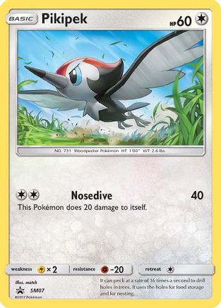 Image of Pikipek SM07  - Holofoil SM Promos - Promo