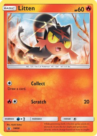 Image of Litten SM08  - Holofoil SM Promos - Promo