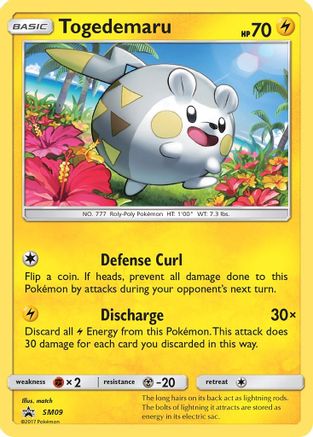 Image of Togedemaru SM09  - Holofoil SM Promos - Promo