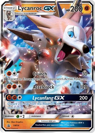 Image of Lycanroc GX SM14  - Holofoil SM Promos - Promo