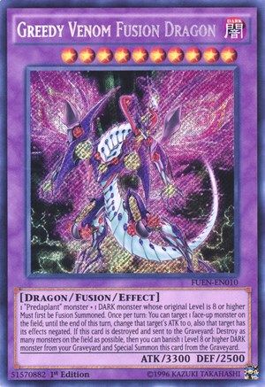 Image of Greedy Venom Fusion Dragon (FUEN-EN010) - Fusion Enforcers 1st Edition