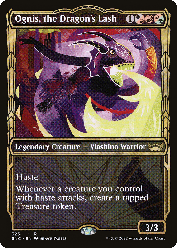 Image of Ognis, the Dragon's Lash (Showcase) (SNC-325) - Streets of New Capenna: (Showcase)