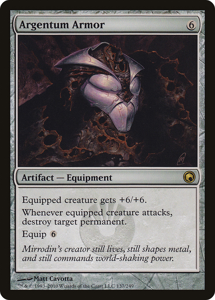 Image of Argentum Armor (SOM-137) - Scars of Mirrodin Foil