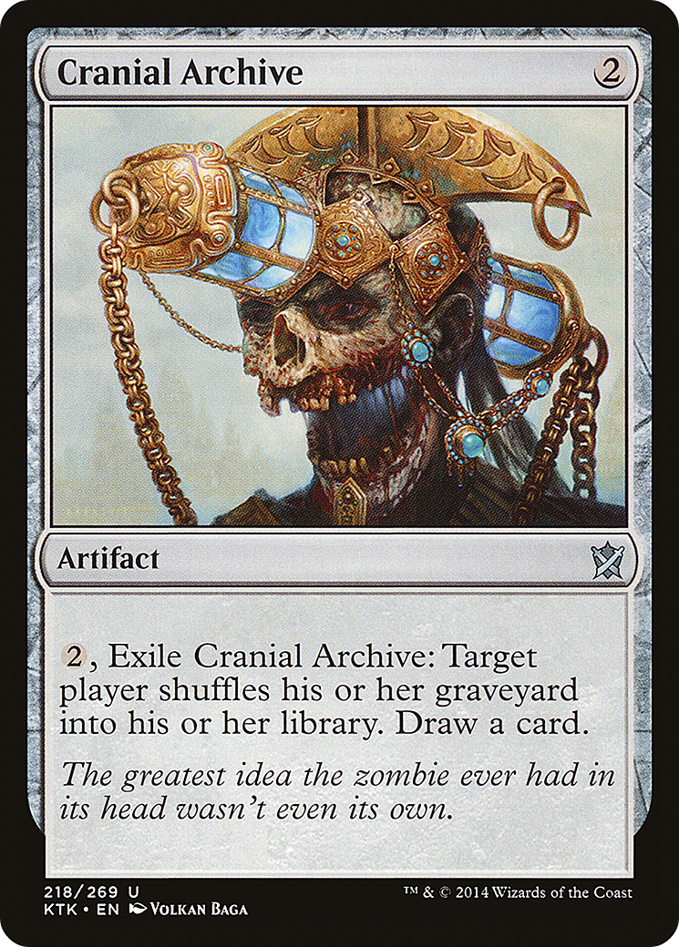 Image of Cranial Archive (KTK-218) - Khans of Tarkir Foil