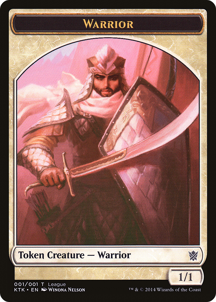Image of Warrior Token (LEP-001) - League Tokens 2014