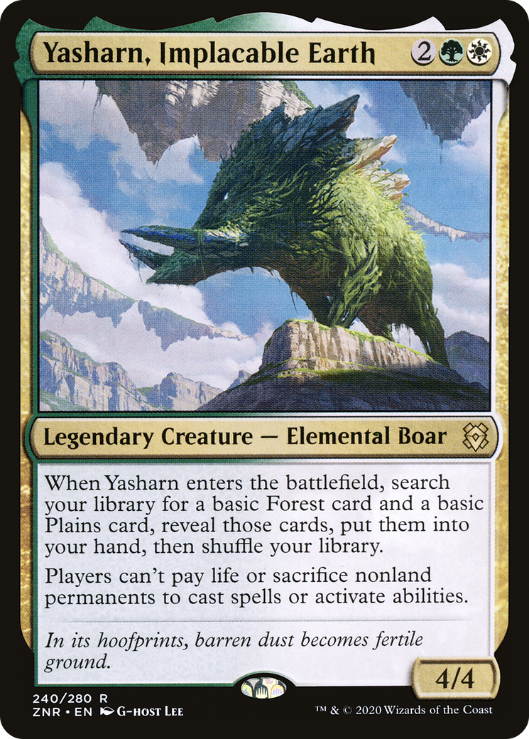Image of Yasharn, Implacable Earth (ZNR-240) - Zendikar Rising