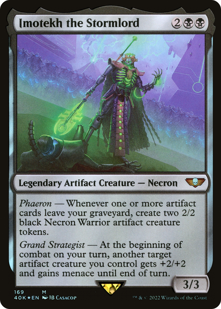 Image of Imotekh the Stormlord (40K-169) - Warhammer 40,000 Commander Foil