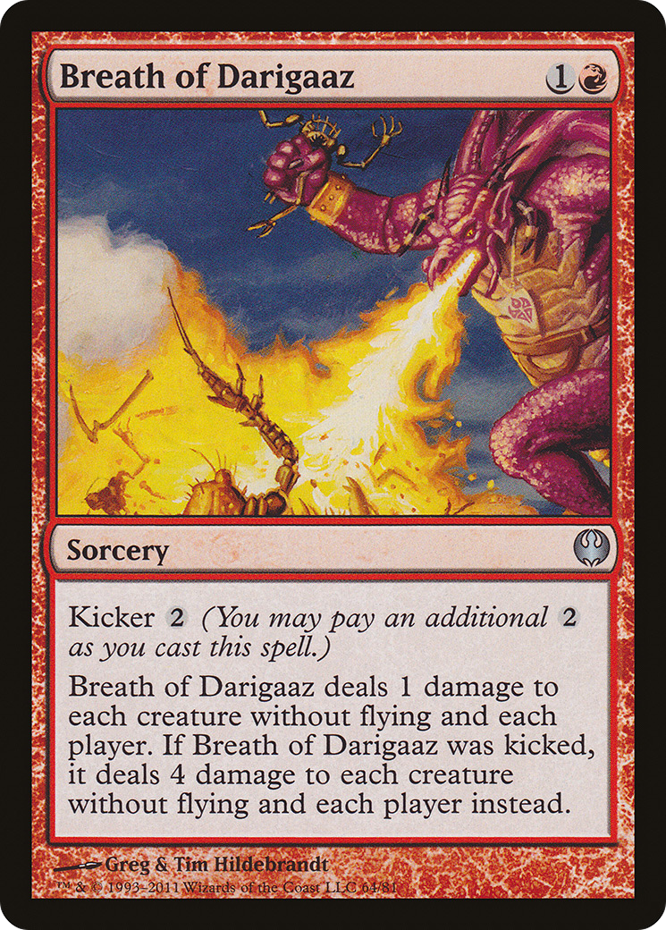 Image of Breath of Darigaaz (DDG-064) - Duel Decks: Knights vs. Dragons