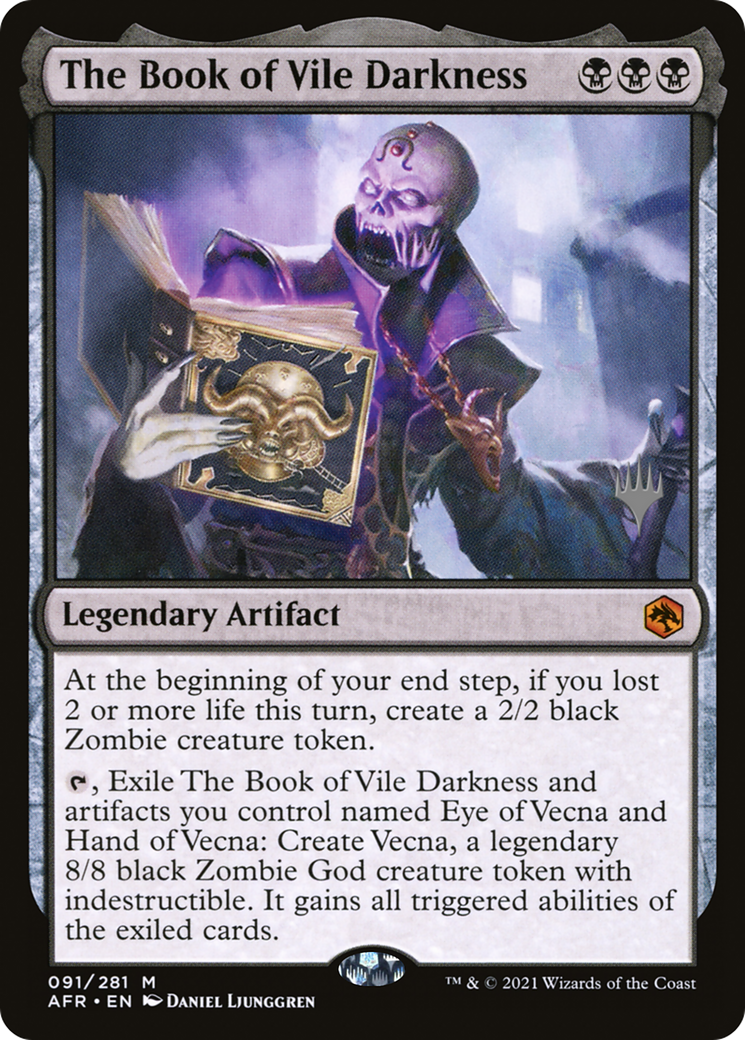 Image of The Book of Vile Darkness (PPAFR-091) - Adventures in the Forgotten Realms Promos Foil