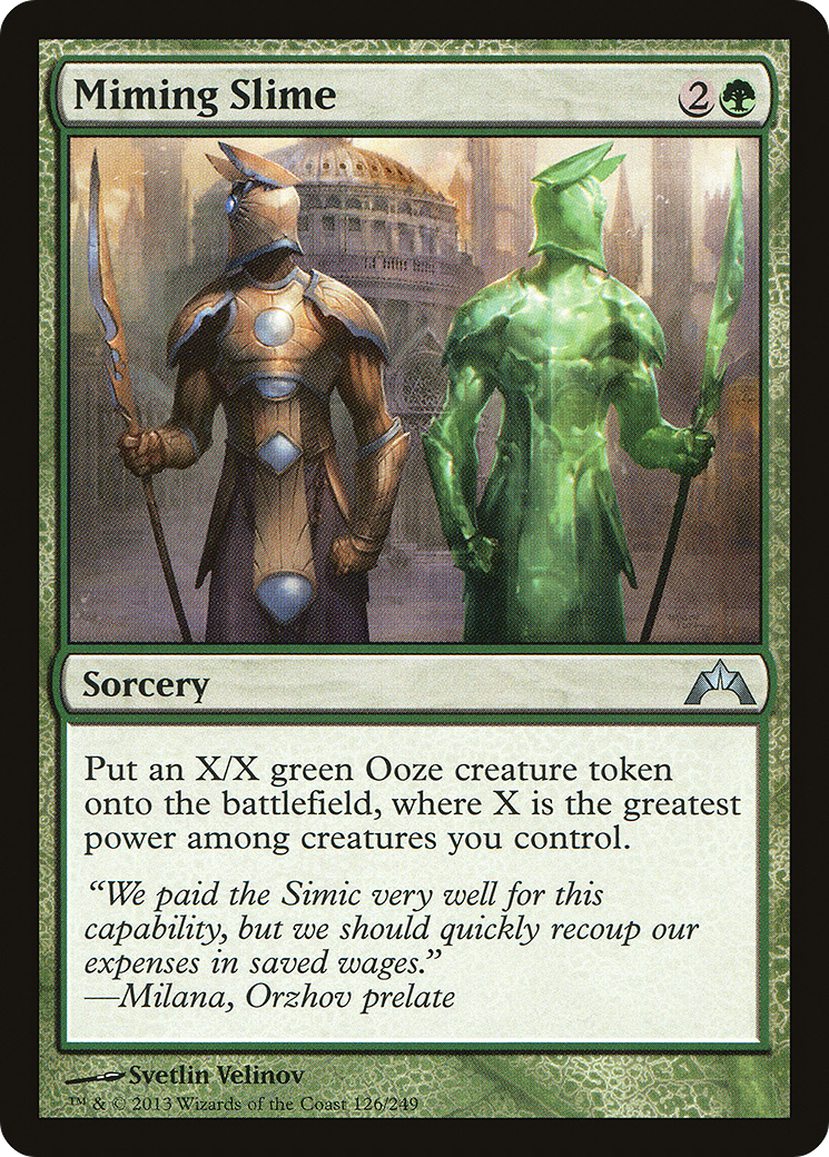 Image of Miming Slime (GTC-126) - Gatecrash