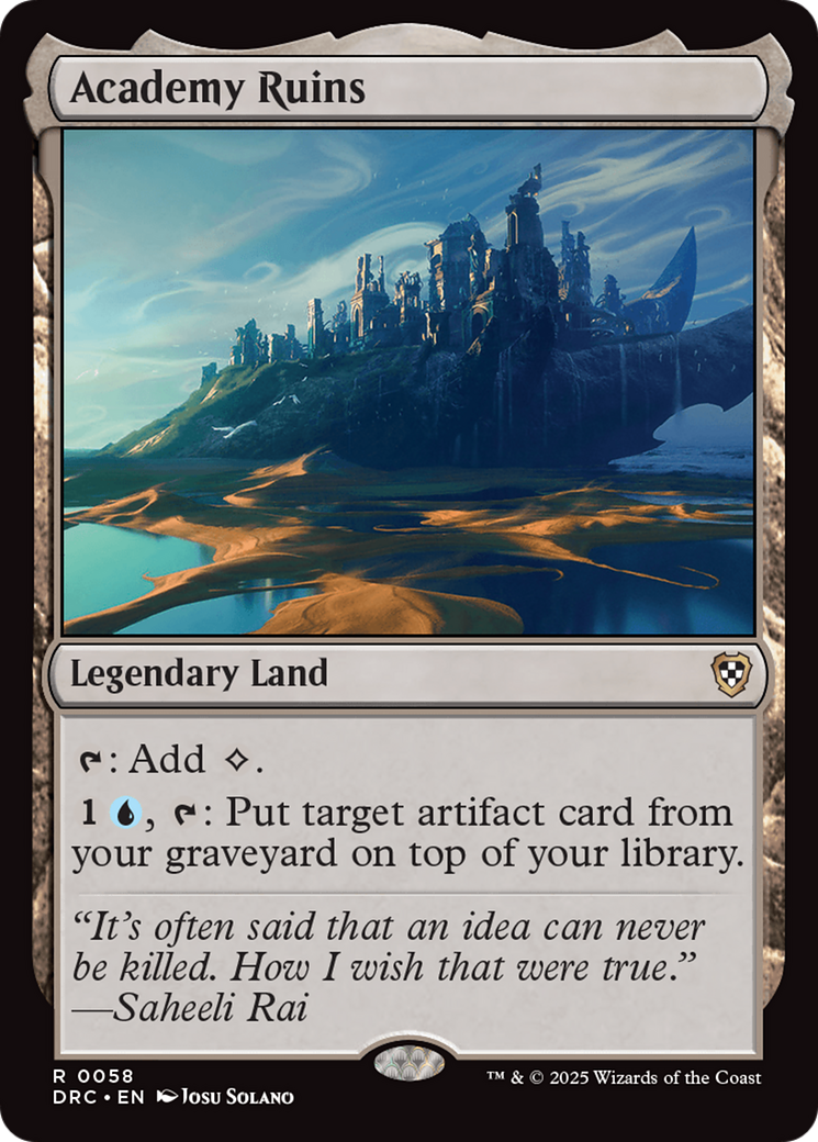 Image of Academy Ruins (DRC-058) - Commander: Aetherdrift