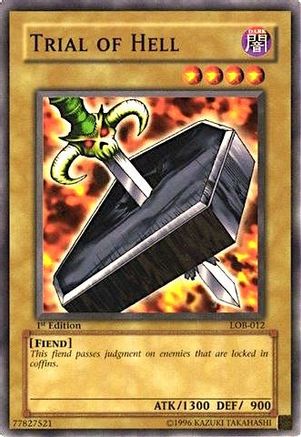 Image of Trial of Hell (LOB-012) - The Legend of Blue Eyes White Dragon 1st Edition
