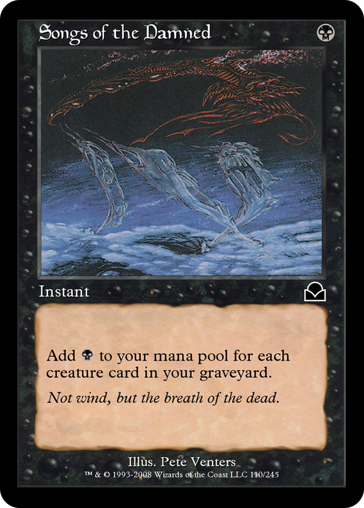 Image of Songs of the Damned (ME2-110) - Masters Edition II