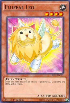 Image of Fluffal Leo (Starfoil) (SP17-EN002) - Star Pack - Battle Royal 1st Edition