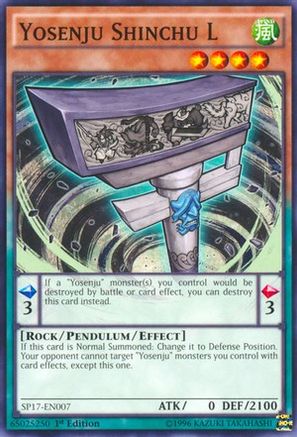 Image of Yosenju Shinchu L (SP17-EN007) - Star Pack - Battle Royal 1st Edition