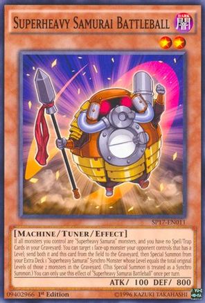 Image of Superheavy Samurai Battleball (SP17-EN011) - Star Pack - Battle Royal 1st Edition