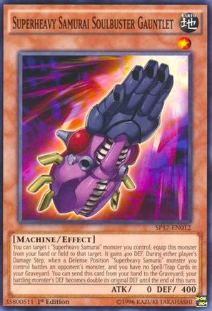 Image of Superheavy Samurai Soulbuster Gauntlet (SP17-EN012) - Star Pack - Battle Royal 1st Edition