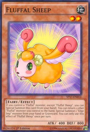 Image of Fluffal Sheep (SP17-EN014) - Star Pack - Battle Royal 1st Edition