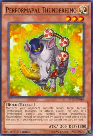 Image of Performapal Thunderhino (SP17-EN016) - Star Pack - Battle Royal 1st Edition