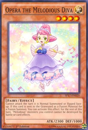 Image of Opera the Melodious Diva (SP17-EN020) - Star Pack - Battle Royal 1st Edition