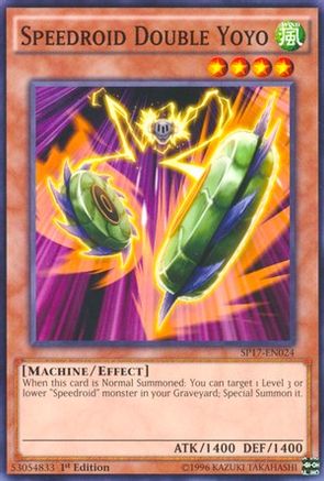 Image of Speedroid Double Yoyo (Starfoil) (SP17-EN024) - Star Pack - Battle Royal 1st Edition