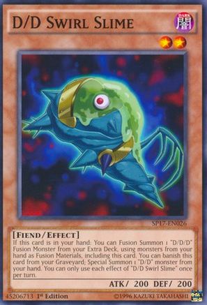 Image of D/D Swirl Slime (Starfoil) (SP17-EN026) - Star Pack - Battle Royal 1st Edition