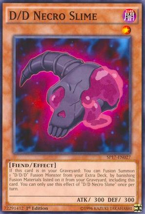 Image of D/D Necro Slime (Starfoil) (SP17-EN027) - Star Pack - Battle Royal 1st Edition