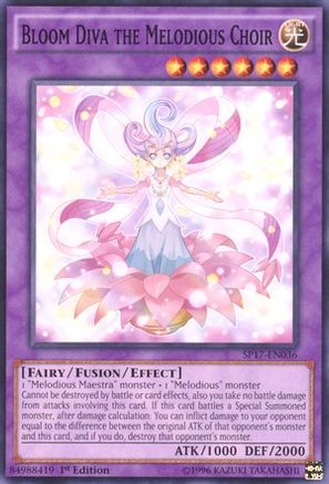 Image of Bloom Diva the Melodious Choir (SP17-EN036) - Star Pack - Battle Royal 1st Edition
