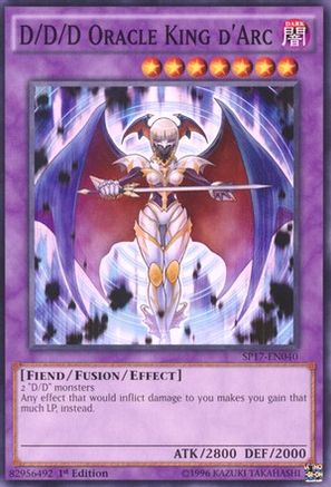 Image of D/D/D Oracle King d'Arc (SP17-EN040) - Star Pack - Battle Royal 1st Edition