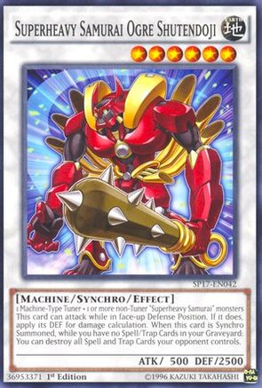 Image of Superheavy Samurai Ogre Shutendoji (Starfoil) (SP17-EN042) - Star Pack - Battle Royal 1st Edition