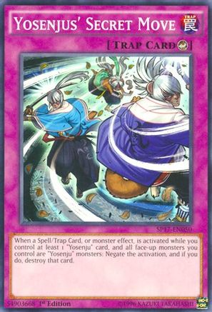 Image of Yosenjus' Secret Move (SP17-EN050) - Star Pack - Battle Royal 1st Edition