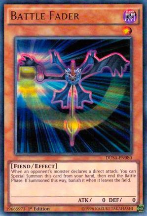 Image of Battle Fader (DUSA-EN080) - Duelist Saga 1st Edition