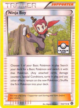 Image of Ninja Boy 103/114  - Reverse Holofoil League & Championship Cards - Promo