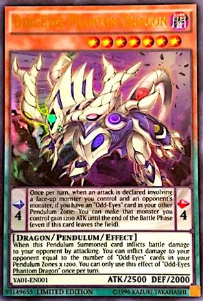 Image of Odd-Eyes Phantom Dragon (YA01-EN001) - Yu-Gi-Oh! ARC-V Promo Cards Limited