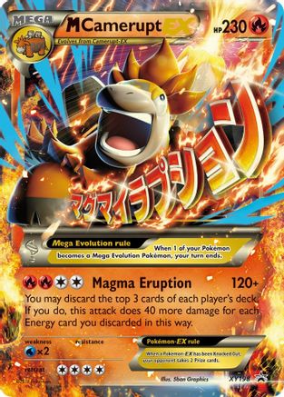 Image of M Camerupt EX XY198  - Holofoil XY Promos - Promo