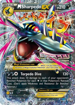 Image of M Sharpedo EX XY200  - Holofoil XY Promos - Promo