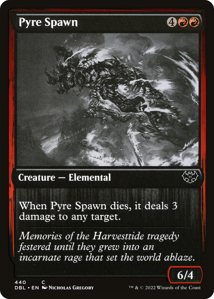 Image of Pyre Spawn (DBL-440) - Innistrad: Double Feature Foil