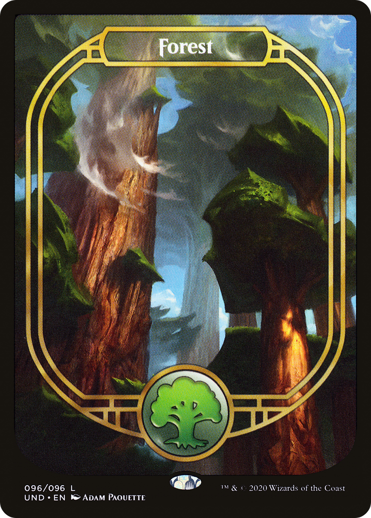Image of Forest (Full Art) (UND-096) - Unsanctioned Foil