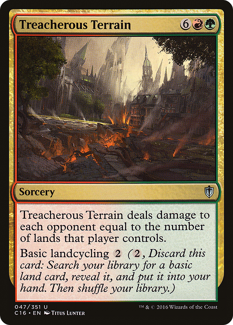 Image of Treacherous Terrain (C16-047) - Commander 2016