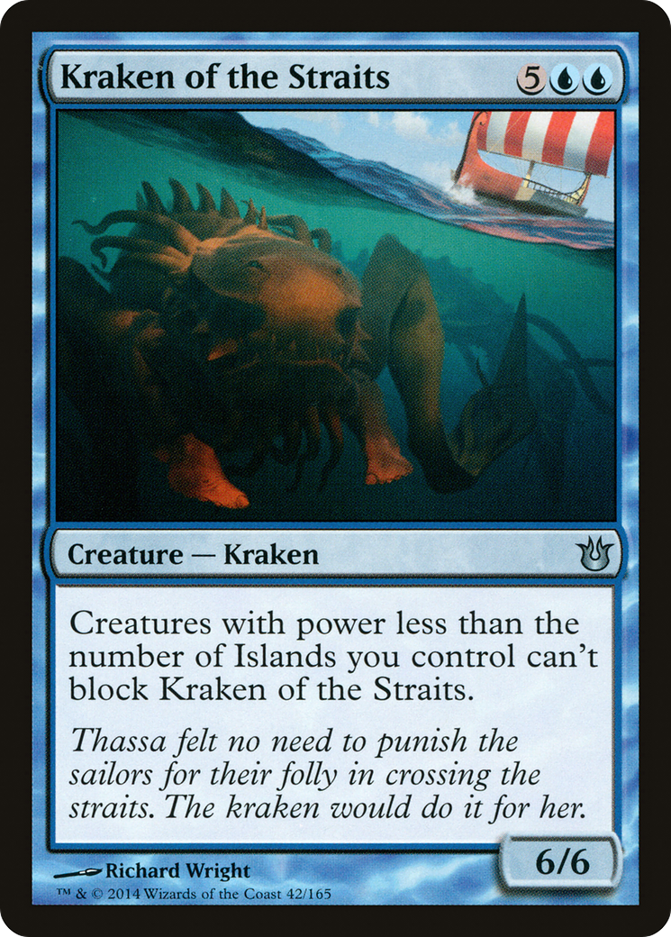 Image of Kraken of the Straits (BNG-042) - Born of the Gods Foil