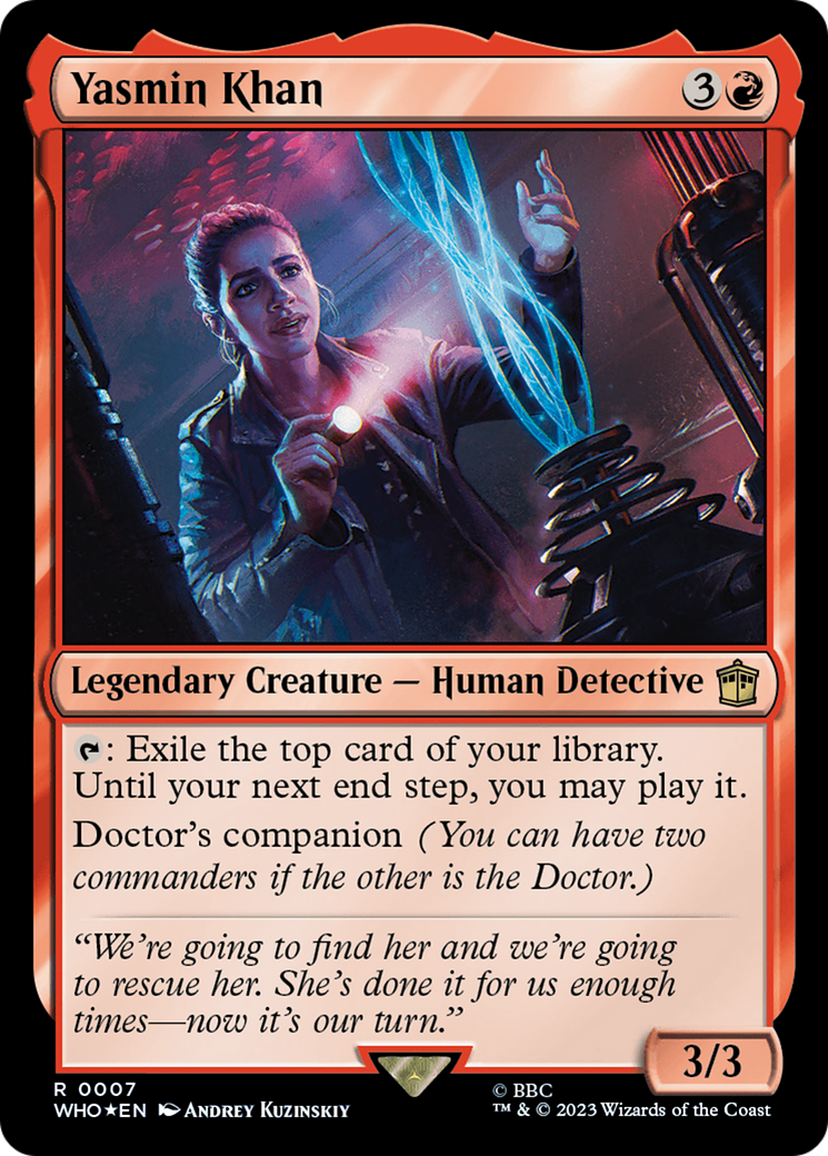 Image of Yasmin Khan (WHO-007) - Doctor Who Foil