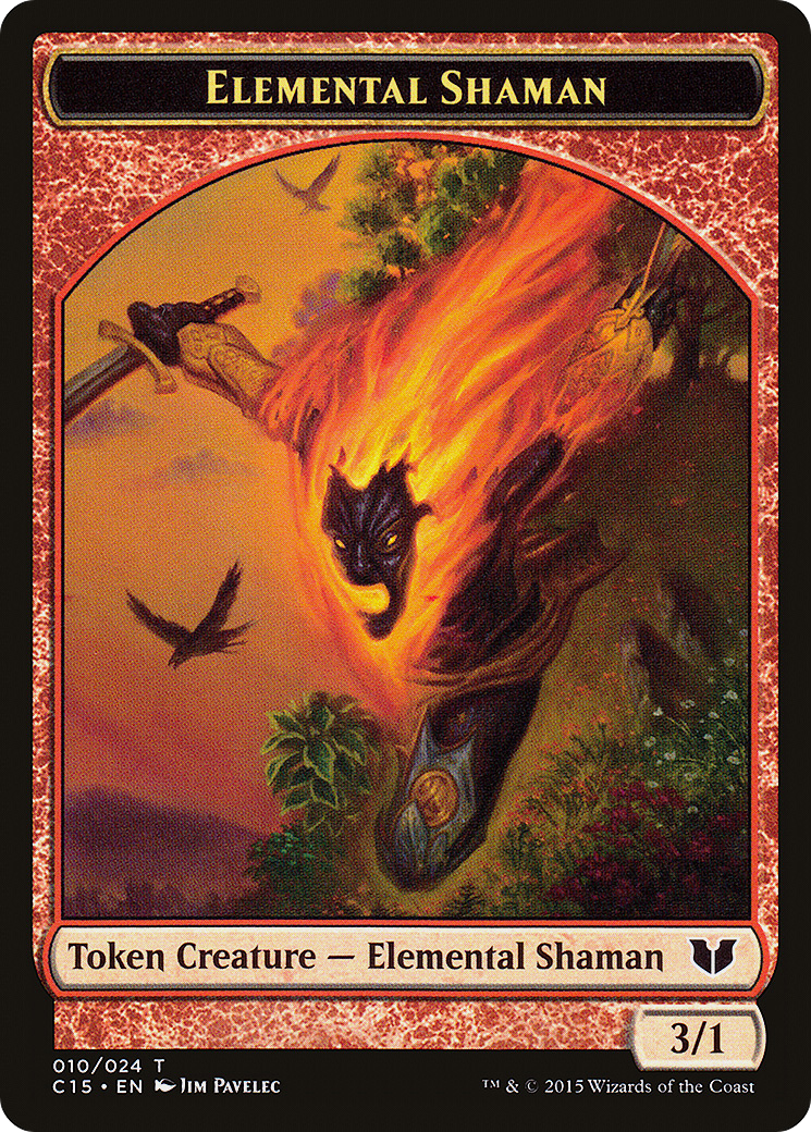 Image of Elemental Shaman (C15-010) - Commander 2015 Tokens