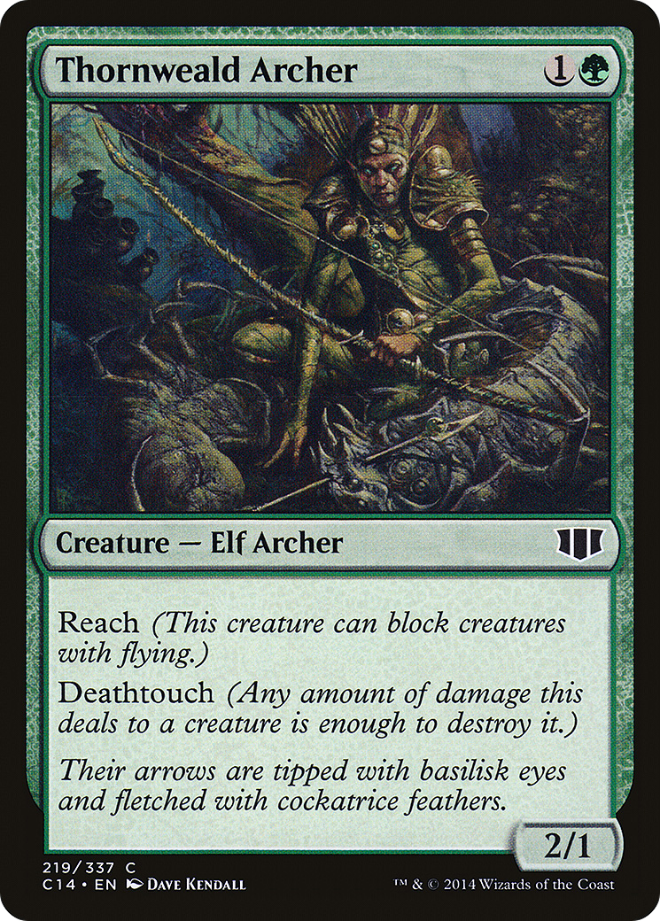 Image of Thornweald Archer (C14-219) - Commander 2014