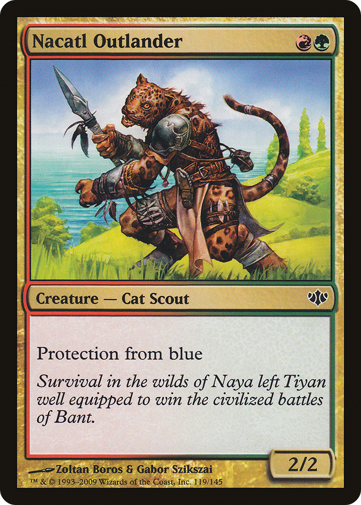 Image of Nacatl Outlander (CON-119) - Conflux Foil