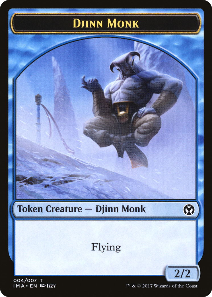 Image of Djinn Monk Token (004) (IMA-004) - Iconic Masters Tokens
