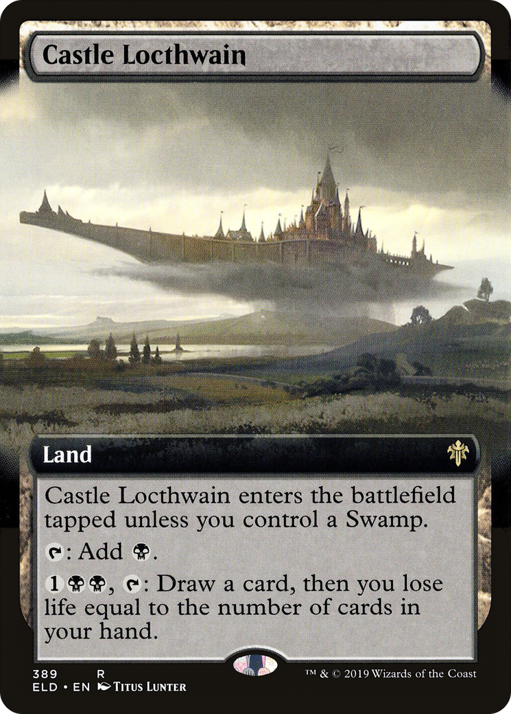 Image of Castle Locthwain (Extended Art) (ELD-389) - Throne of Eldraine: (Extended Art)